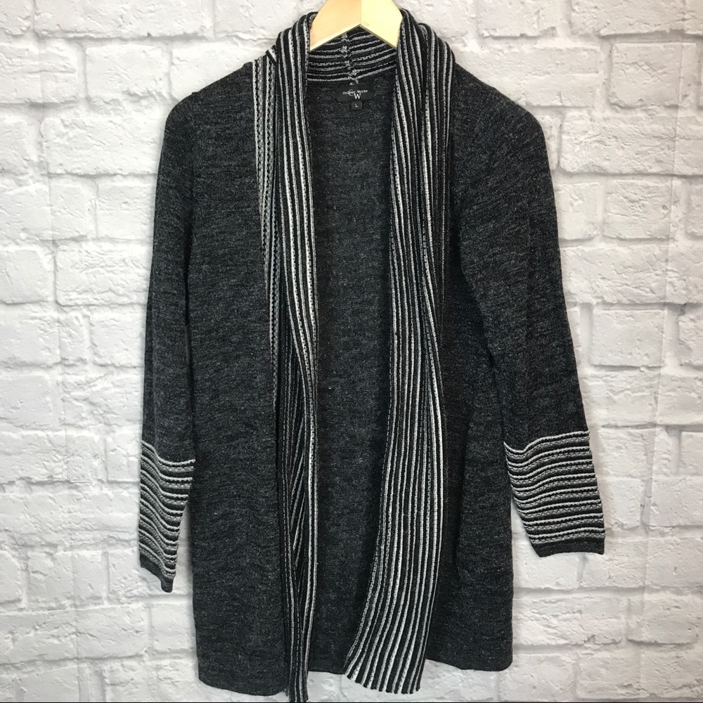 Color Works Open Front Cardigan 111.854